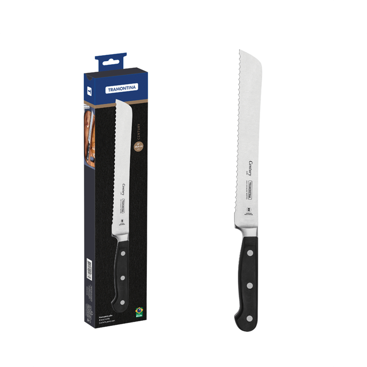 Tramontina Century 8" Bread Knife - Metro Singapore Departmental Store - Celebrating 69 Years in SG