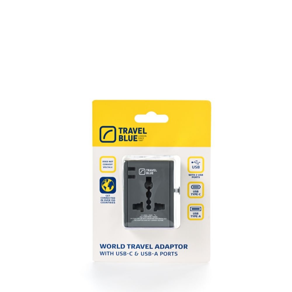 Travel Blue World Travel Adaptor - Metro Singapore Departmental Store - Celebrating 69 Years in SG
