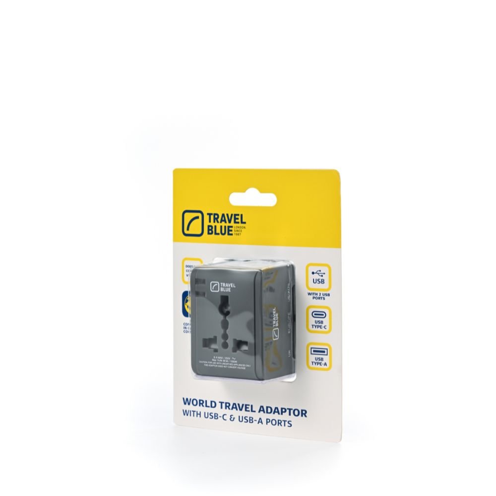 Travel Blue World Travel Adaptor - Metro Singapore Departmental Store - Celebrating 69 Years in SG