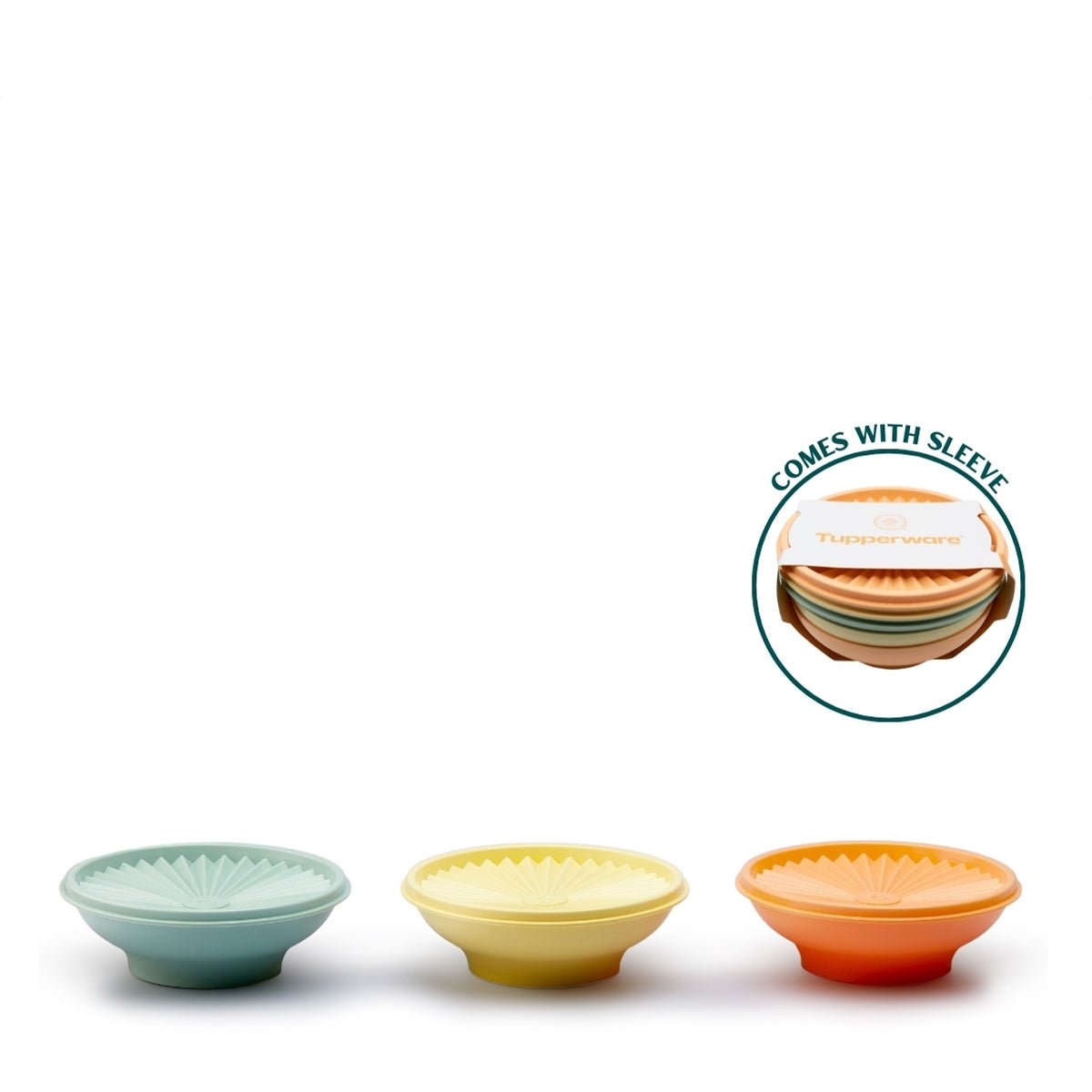 Tupperware Heritage 3pcs Bowl Salad Set - Metro Singapore Departmental Store - Celebrating 69 Years in SG