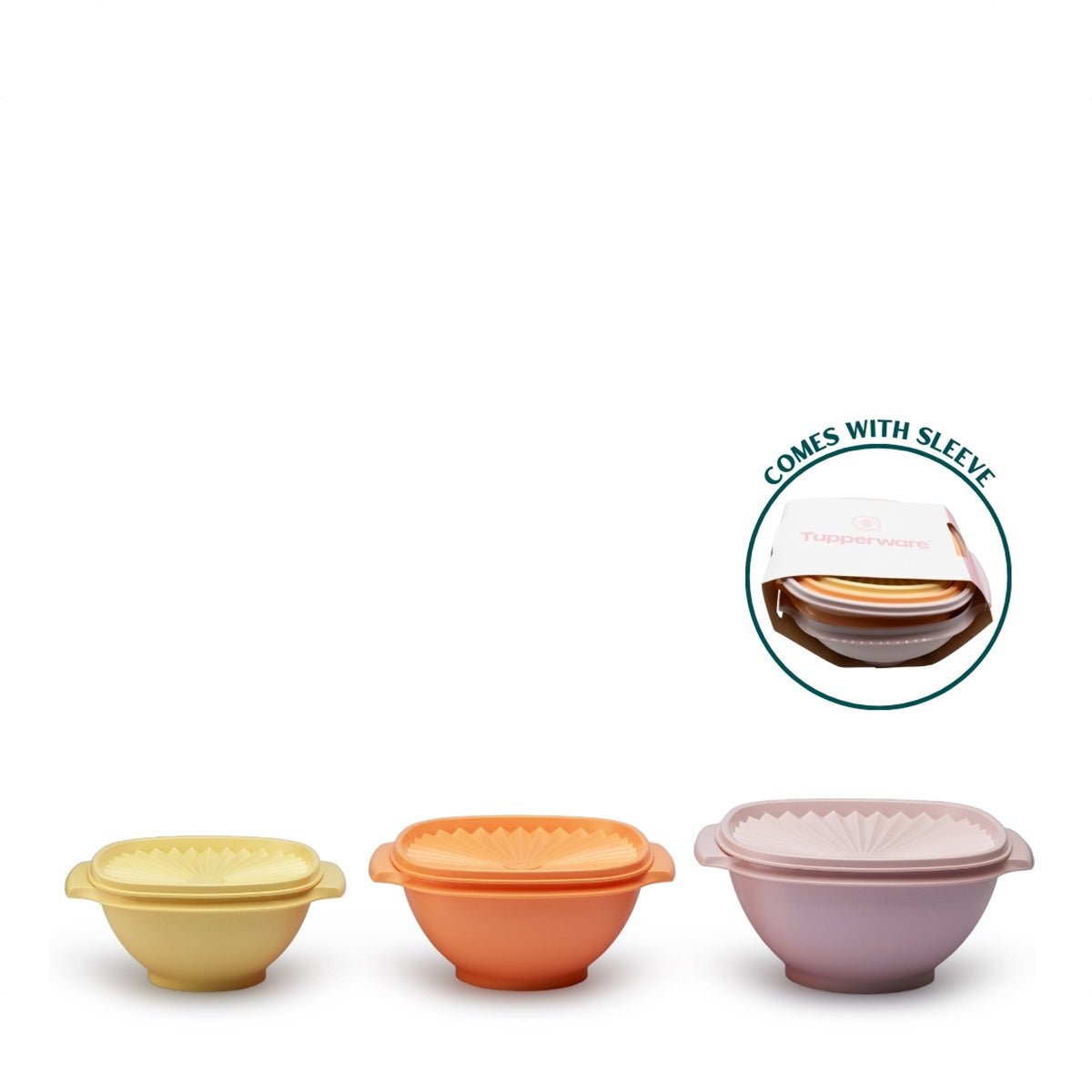 Tupperware Heritage 3pcs Bowl Set - Metro Singapore Departmental Store - Celebrating 69 Years in SG