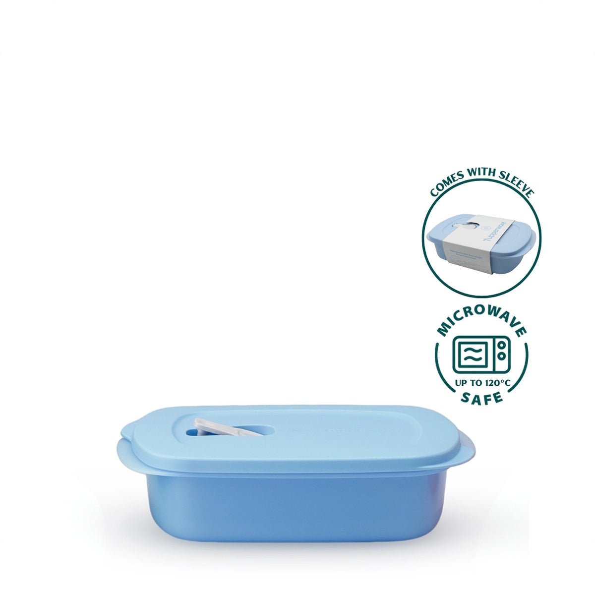 Tupperware Microwave Rectangular Food Container 1L - Metro Singapore Departmental Store - Celebrating 69 Years in SG