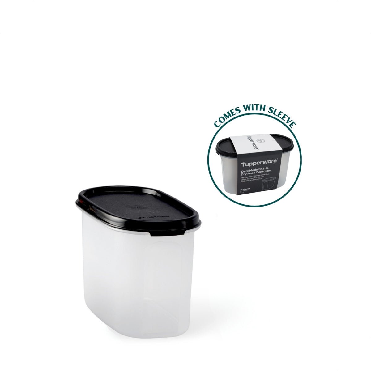 Tupperware Oval Modular Dry Food Container - Metro Singapore Departmental Store - Celebrating 69 Years in SG