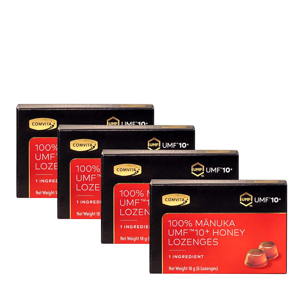 Comvita 100% UMF10+ Manuka Honey Lozenges, 6s (4 Boxes)