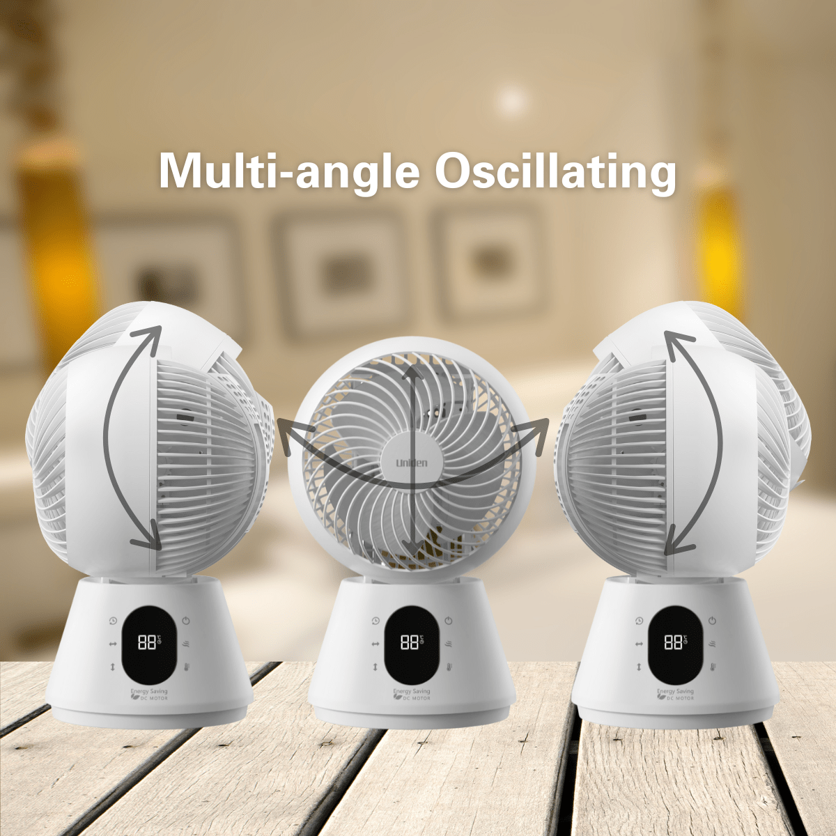 Uniden 6" Dc Motor Circulator Fan W Remote Control AF5110 - Metro Singapore Departmental Store - Celebrating 69 Years in SG
