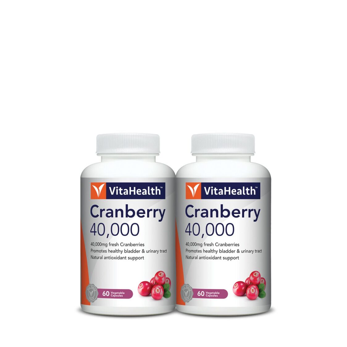 VitaHealth Cranberry 40,000 2x60s - Metro Singapore Departmental Store - Celebrating 69 Years in SG