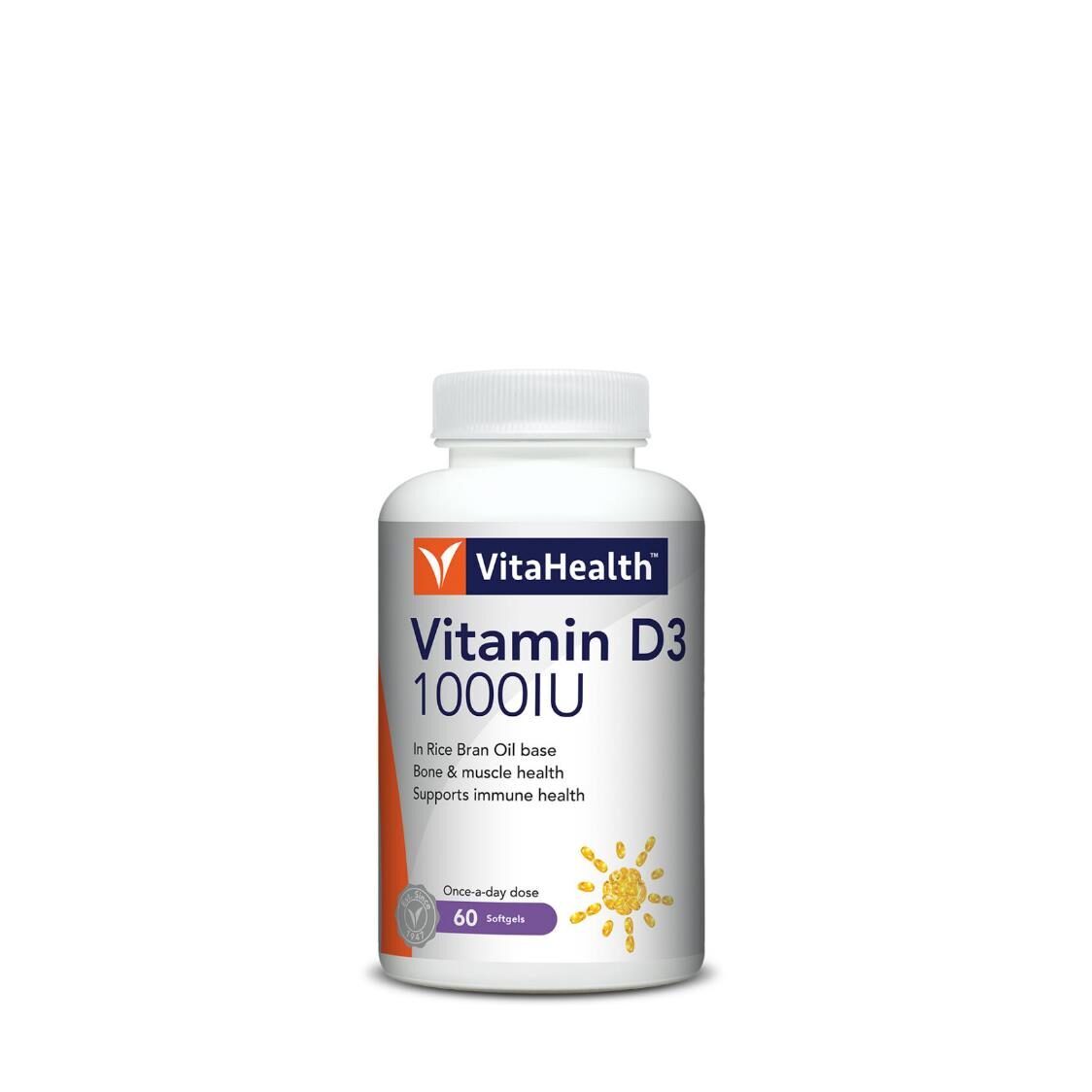 VitaHealth Vitamin D3 1000IU 60s - Metro Singapore Departmental Store - Celebrating 69 Years in SG