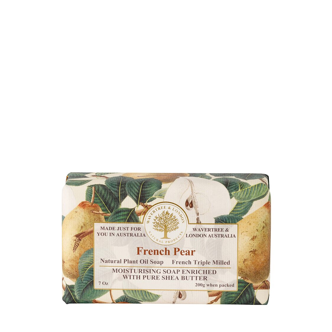 Wavertree & London French Pear Soap Bar 200g - Metro Singapore Departmental Store - Celebrating 69 Years in SG
