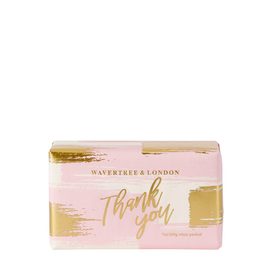 Wavertree & London Thank You - Pink Soap Bar 200g - Metro Singapore Departmental Store - Celebrating 69 Years in SG