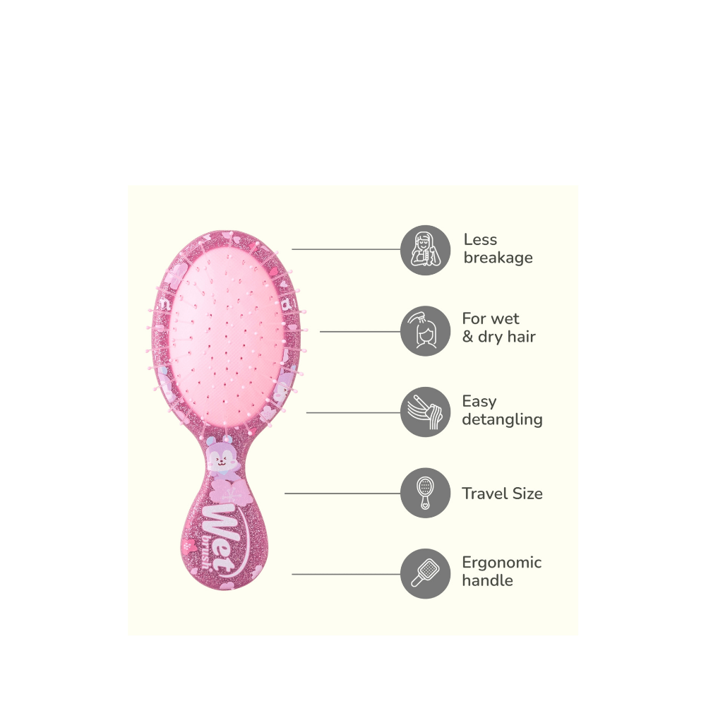 Wet Brush BT21 Mini Detangler - Metro Singapore Departmental Store - Celebrating 69 Years in SG