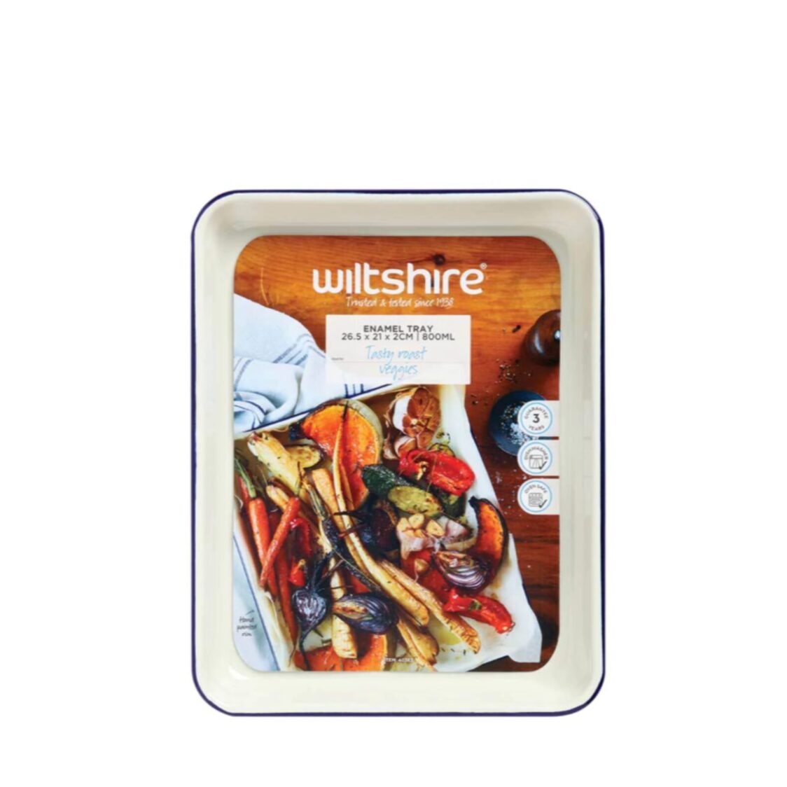 Wiltshire Enamel Baking Tray 800ml 40383 - Metro Singapore Departmental Store - Celebrating 69 Years in SG