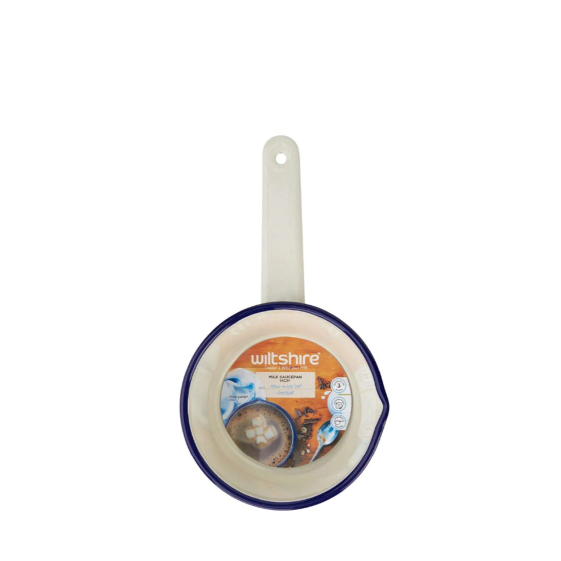 Wiltshire Enamel Milk Pan 14cm 40740 - Metro Singapore Departmental Store - Celebrating 69 Years in SG