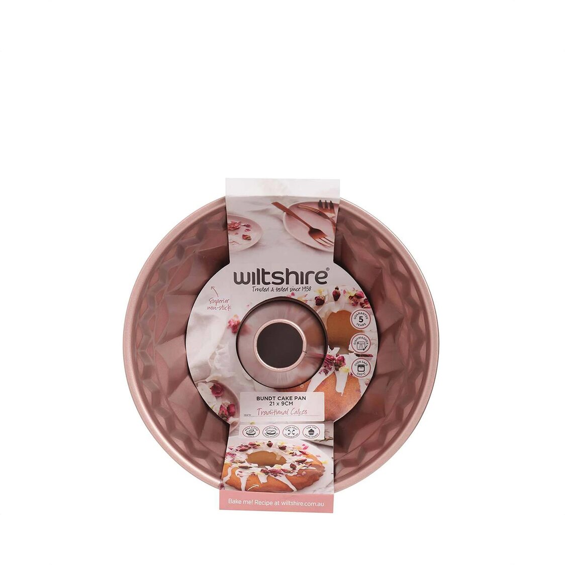 Wiltshire Rose Gold Bundt Pan 21cm 40829 - Metro Singapore Departmental Store - Celebrating 69 Years in SG