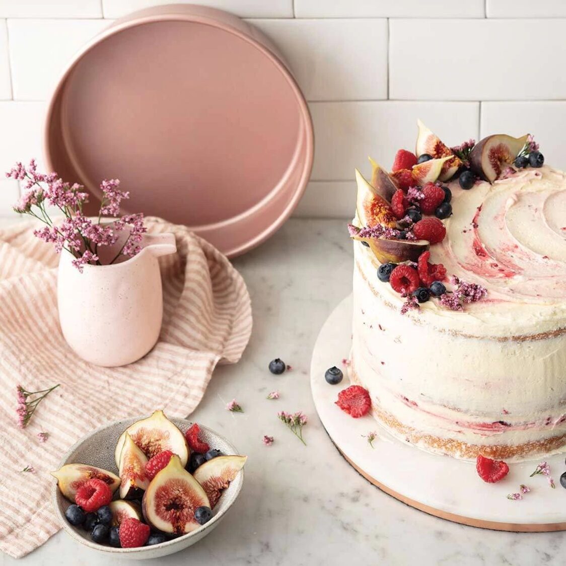Wiltshire Round Cake Pan Rose Gold 20cm - Metro Singapore Departmental Store - Celebrating 69 Years in SG