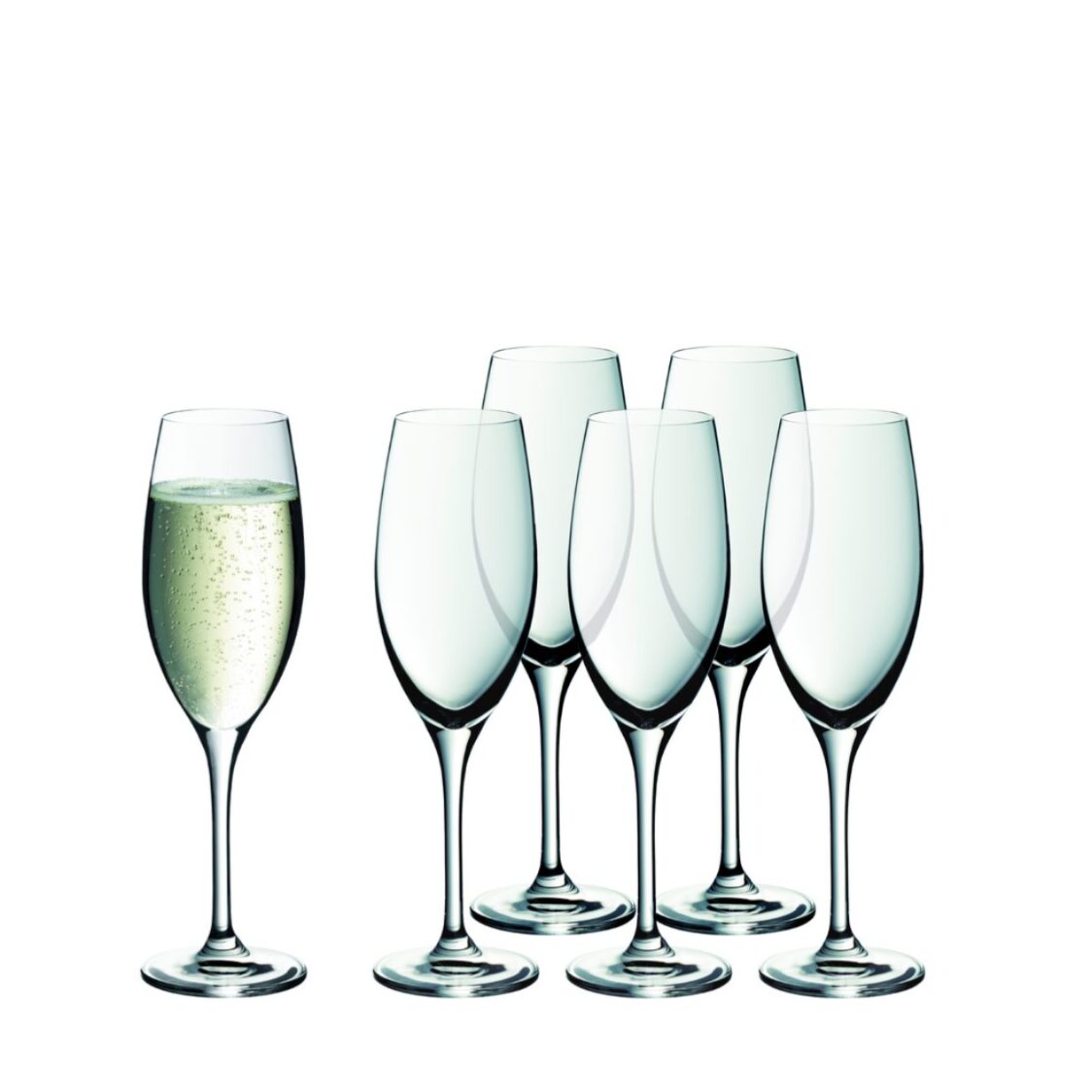 WMF Easy Plus 6pc Champagne Glass 0910259990 - Metro Singapore Departmental Store - Celebrating 69 Years in SG