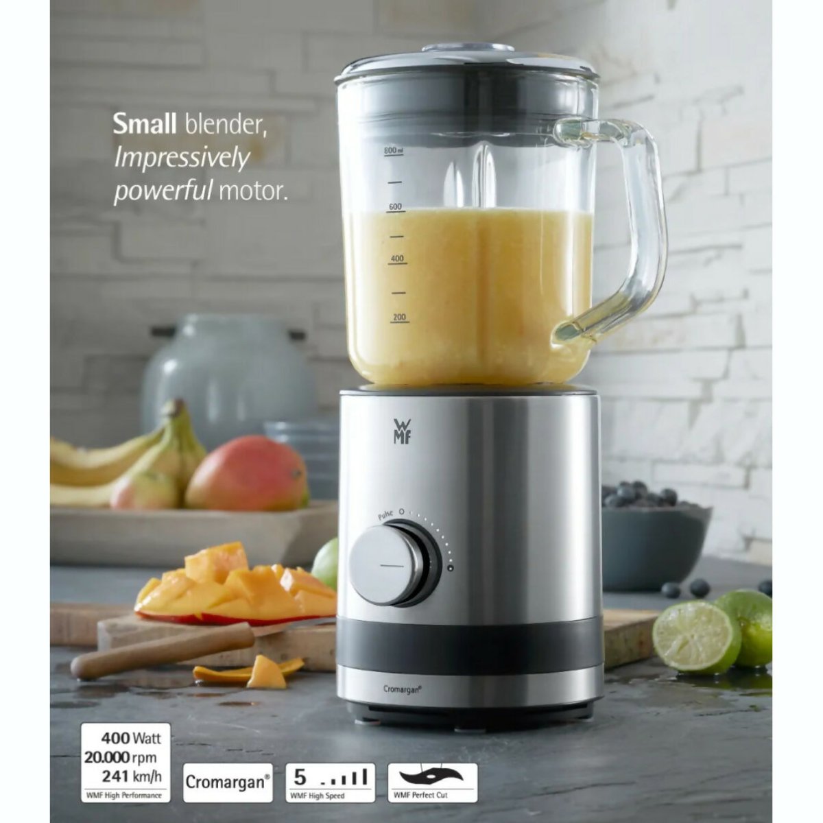 WMF KITCHENminis Glass Blender 0.8L (04 - 1649 - 8811) - Metro Singapore Departmental Store - Celebrating 69 Years in SG