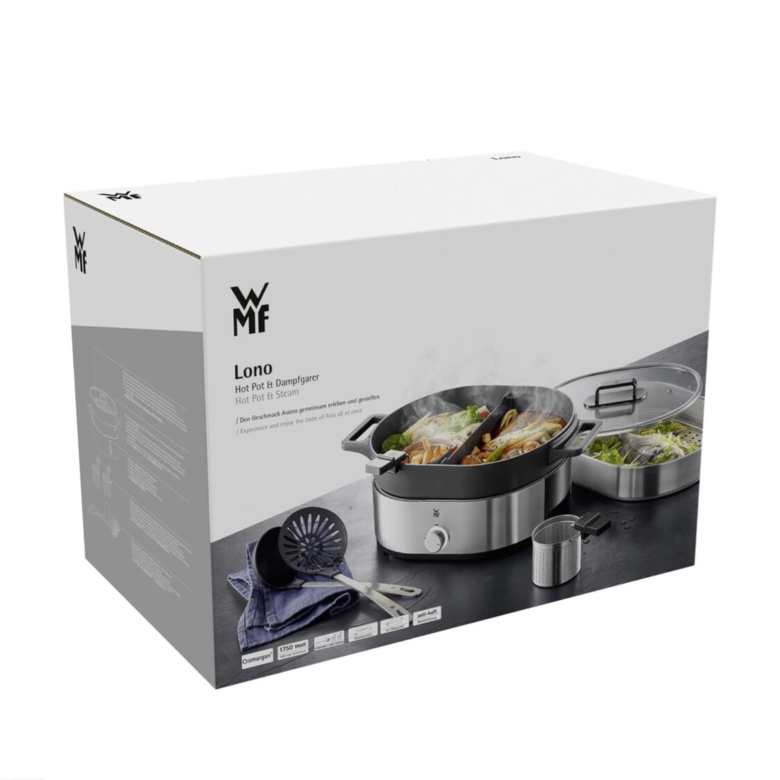 WMF Lono Hotpot And Steamer (0415540011) - Metro Singapore Departmental Store - Celebrating 69 Years in SG