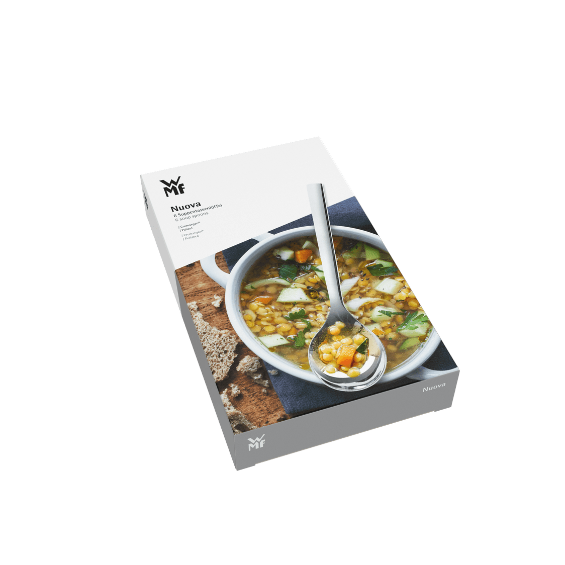 WMF Nuova 6 - pc Soup Spoon Set 1291596040 - Metro Singapore Departmental Store - Celebrating 69 Years in SG