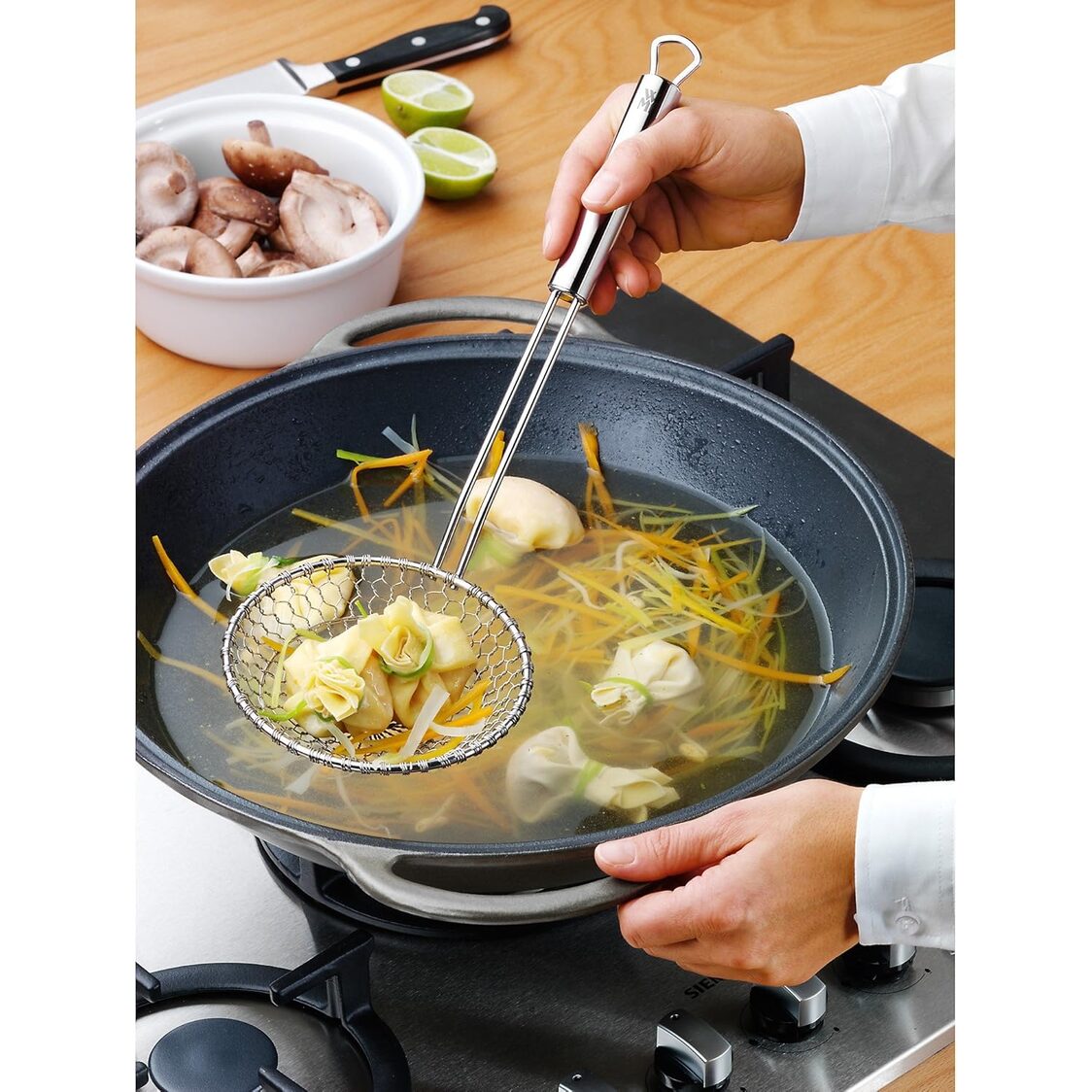 WMF Profi Plus Wok Mesh Strainer 13cm 1873576030 - Metro Singapore Departmental Store - Celebrating 69 Years in SG