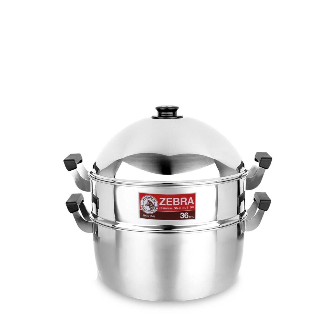 Zebra Stainless Steel Steaming Set (3pc) 36cm (163 - 336) - Metro Singapore Departmental Store - Celebrating 69 Years in SG