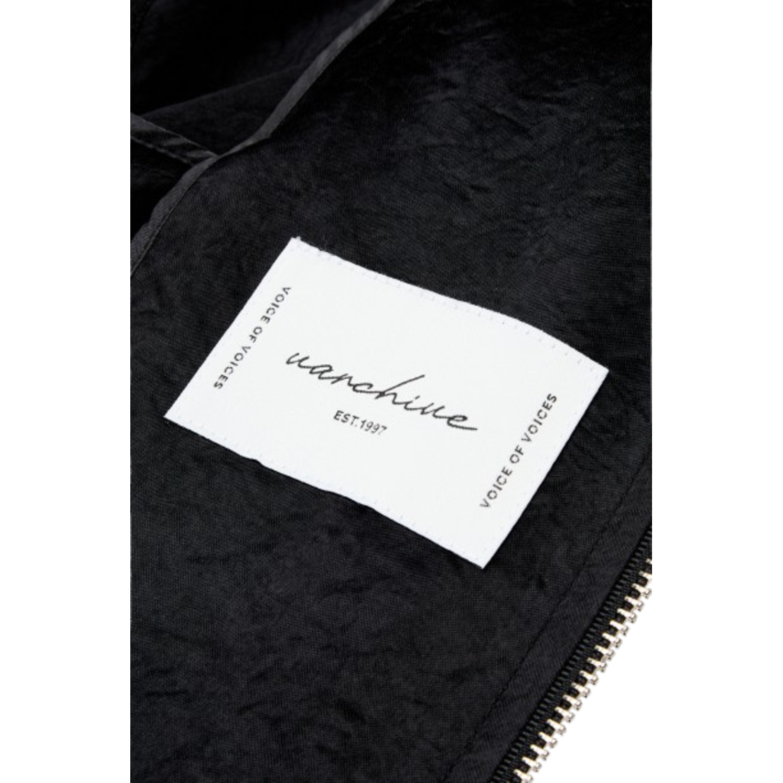 Voice Of Voices Glossy Banding Jumper Black