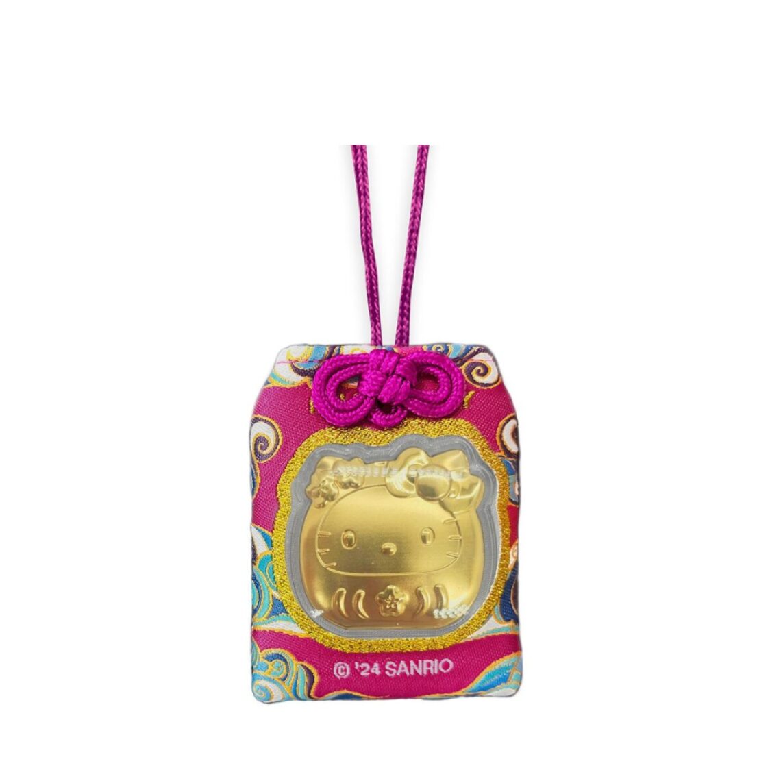 The Singapore Mint Sanrio Hello Kitty Daruma Gold Foil Charm Bag