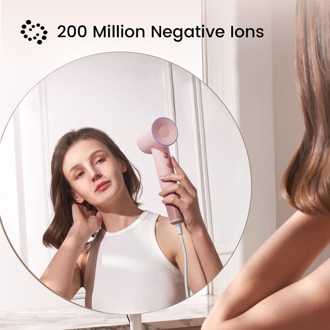 Laifen SE High-speed Hair Dryer Negative Ionic Fast Drying Low Noise Thermo-Control Long Lasting - Blue