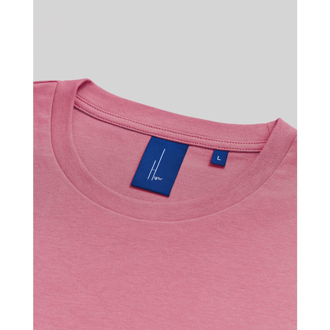 Highr Pima Cotton Tee Light Red