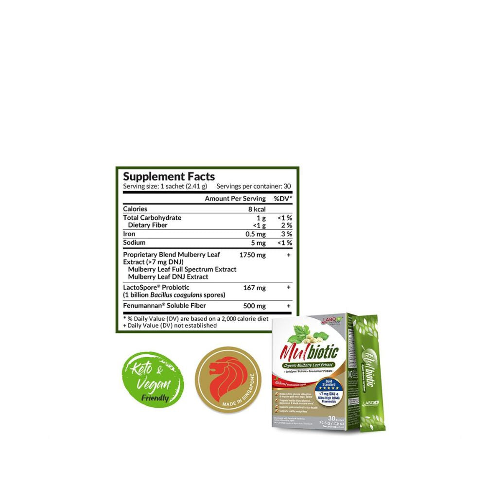 Labo Nutrition Mulbiotic 30 Sachets Twin Pack