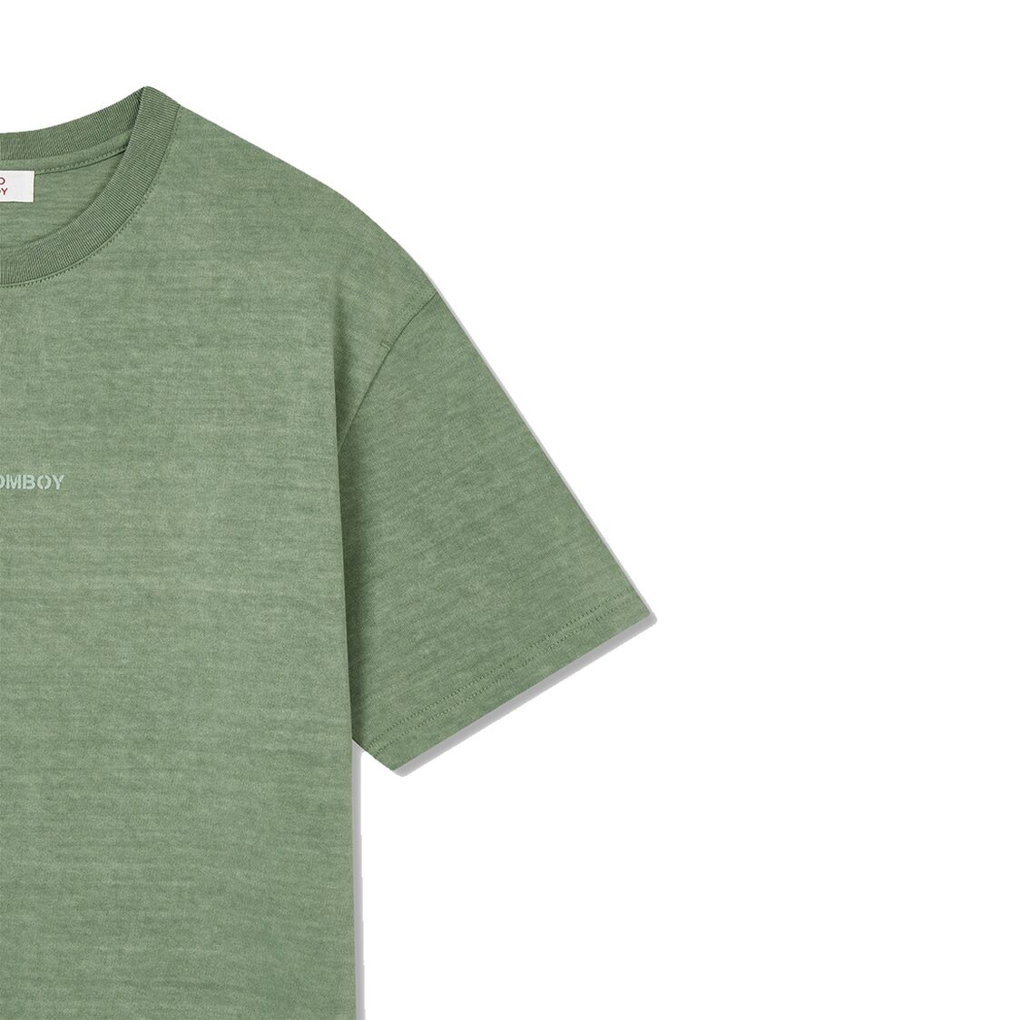 Studio Tomboy Chest Logo Pigment T-Shirt