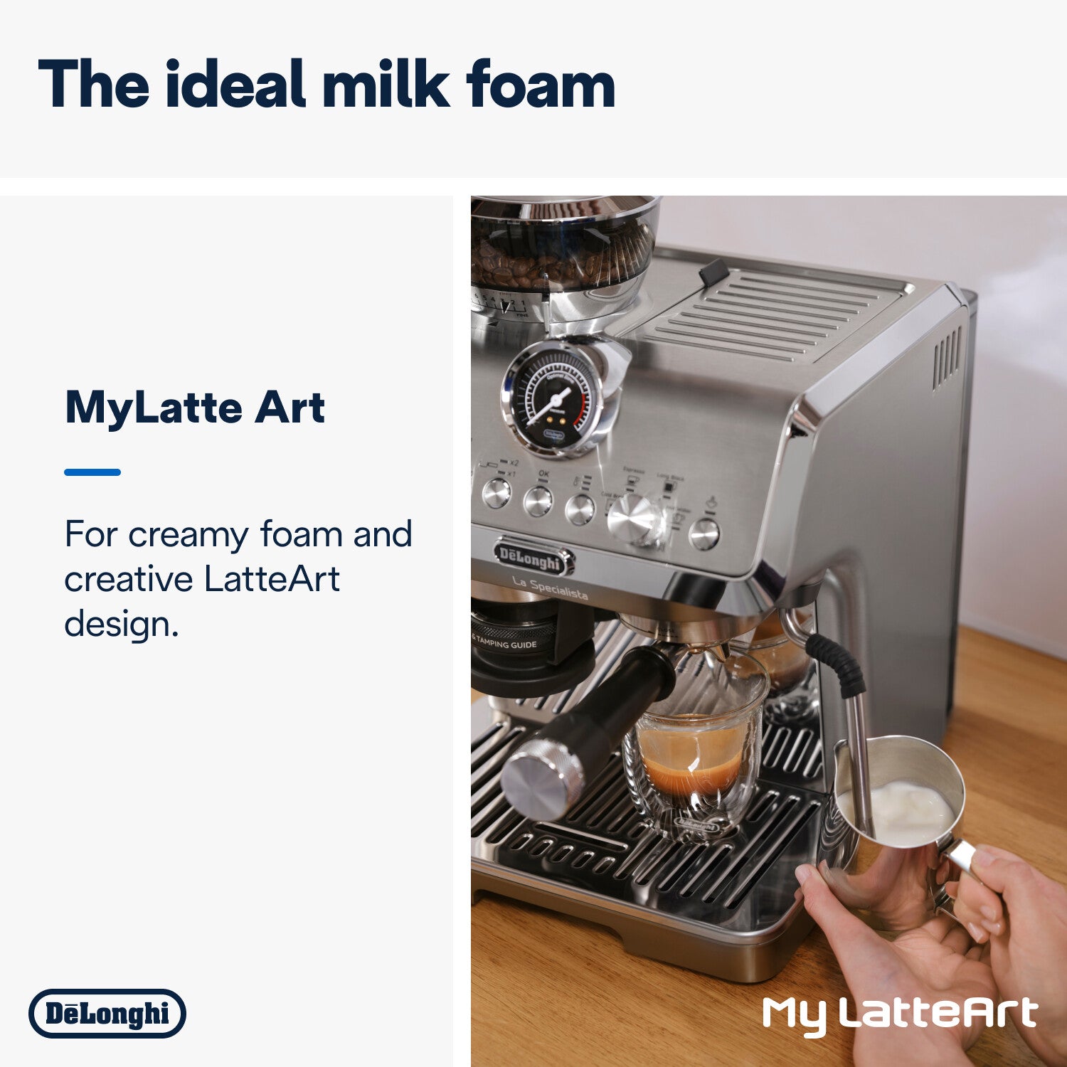 Delonghi Coffee Machine Esp-pump Grinder La Specialista Arte Evo (EC9255.M)