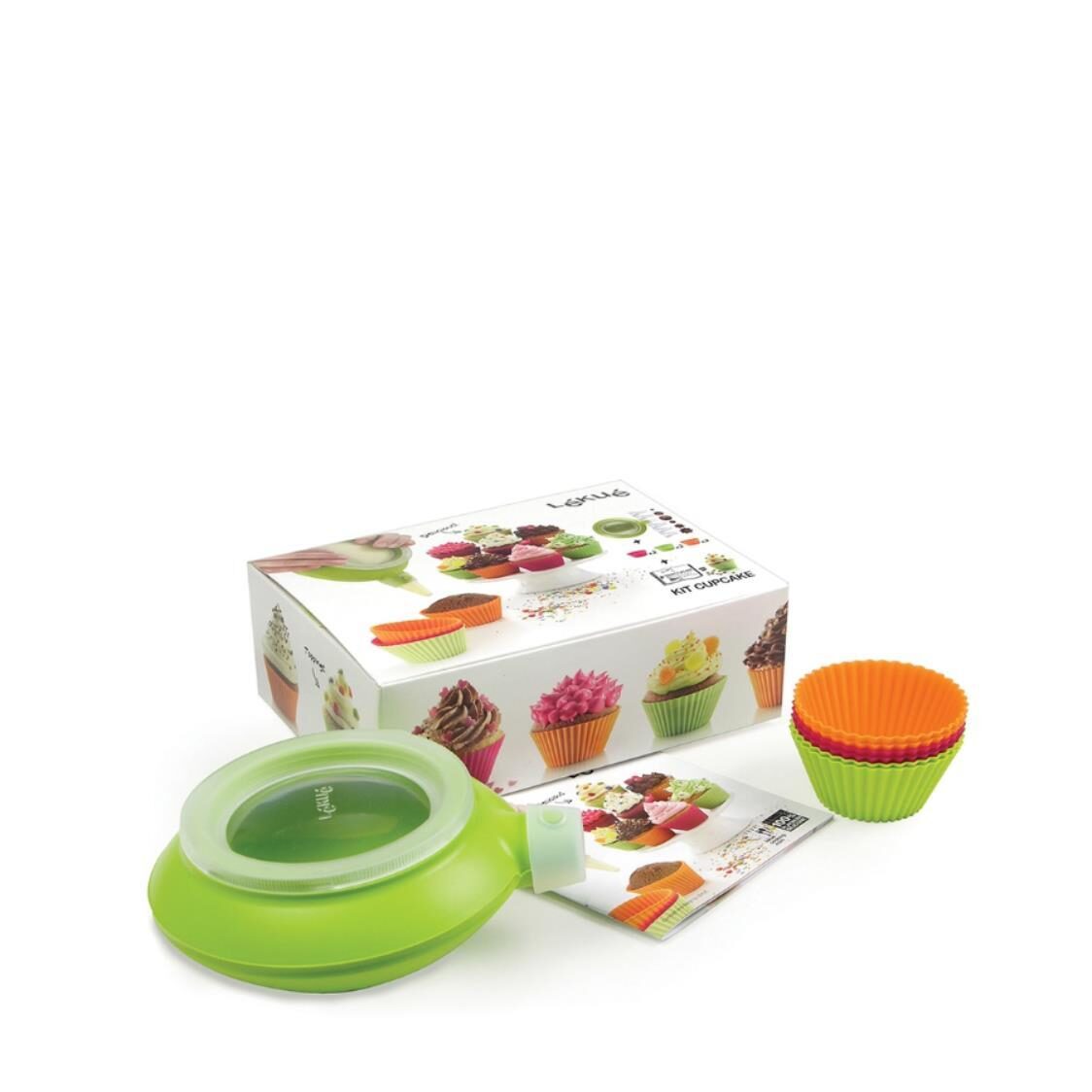 Lekue Cupcake Kit D-LK-53-3004 Green