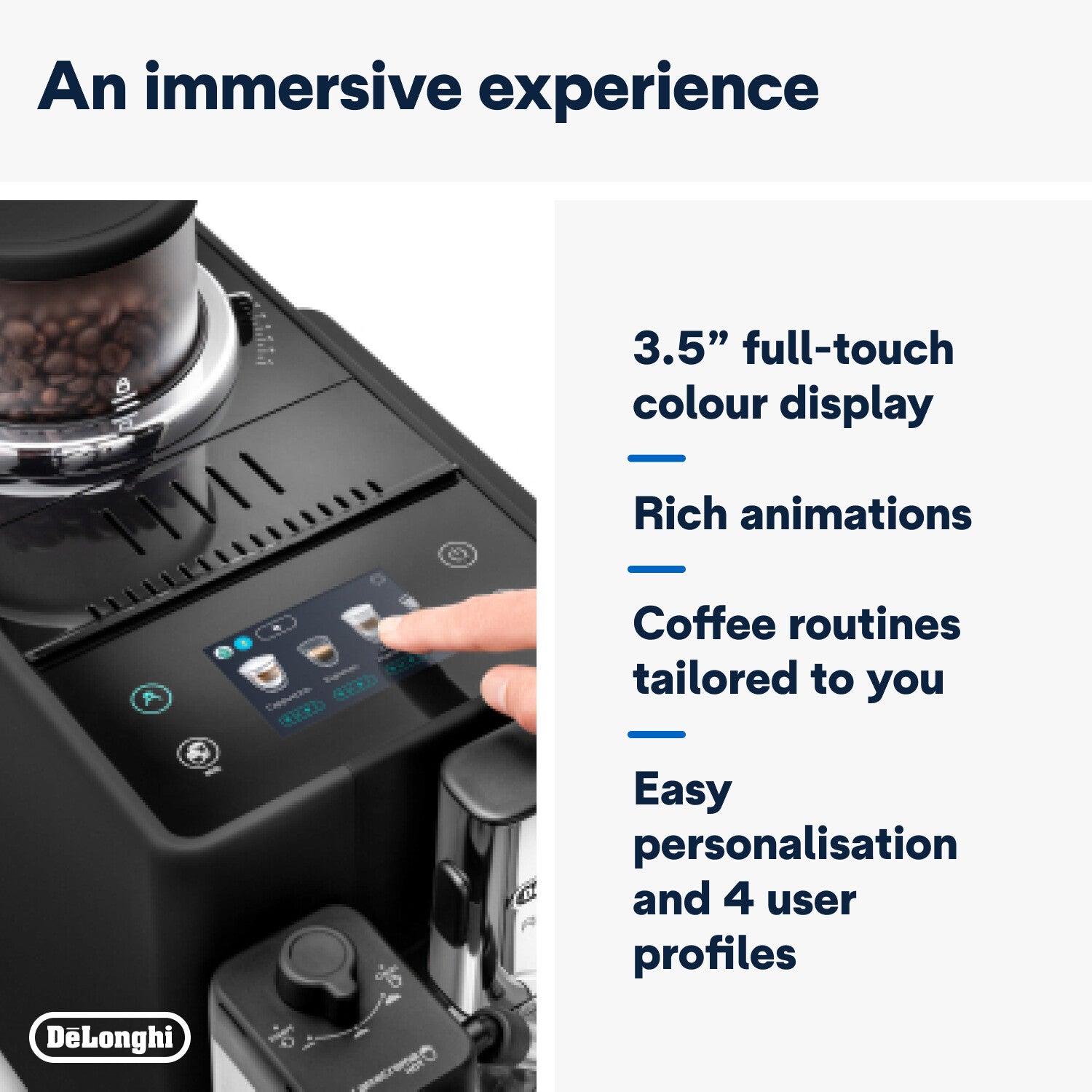 Delonghi Coffee Machine Fully-Auto Rivelia