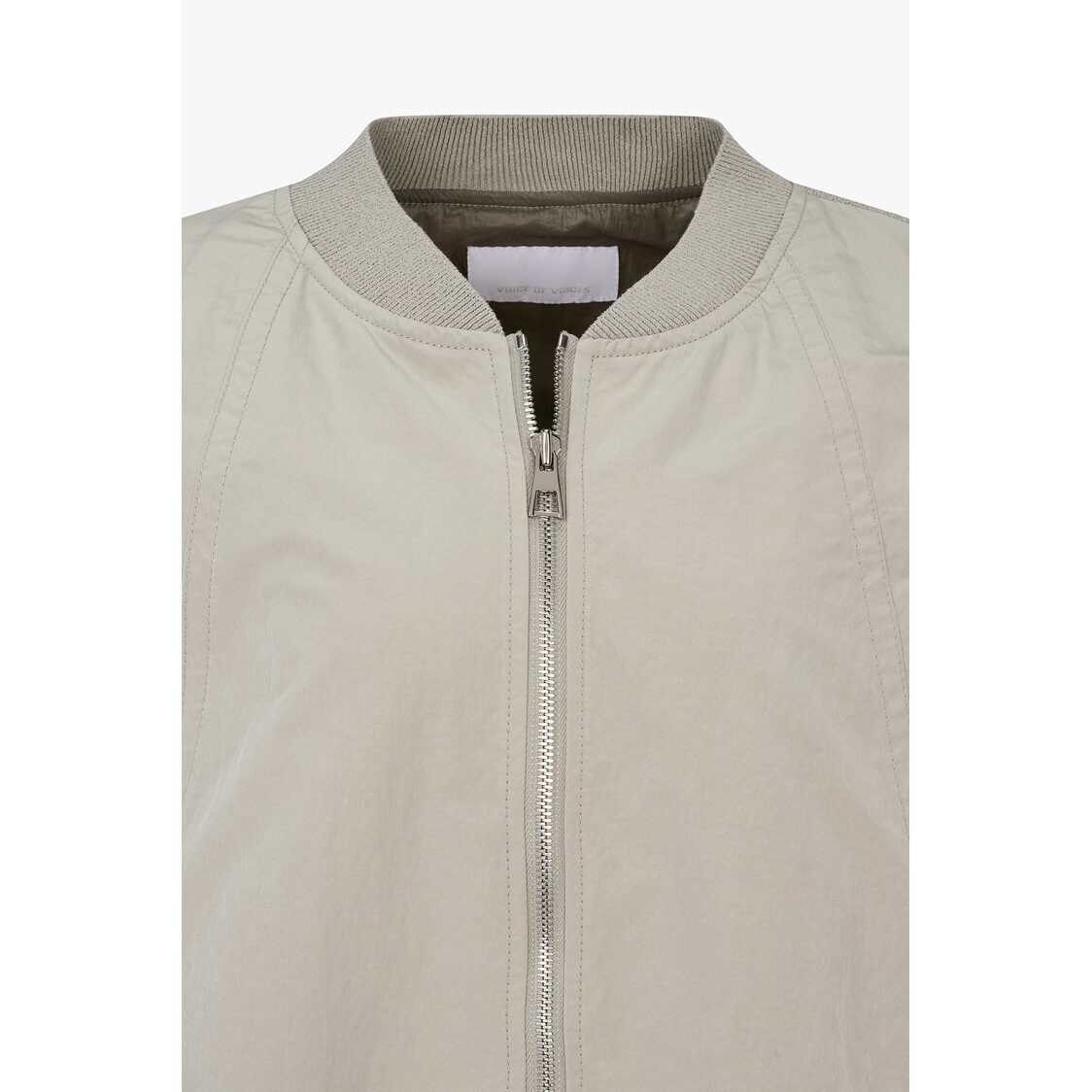 Voice Of Voices Zippered Knit Mixed Jumper