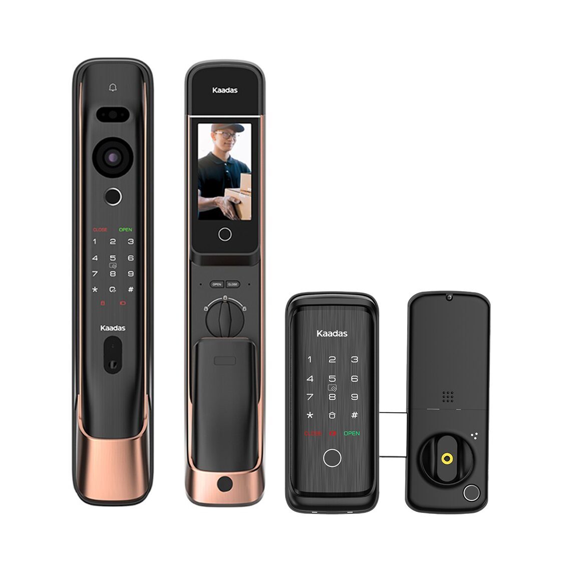 Kaadas K20 Pro Max Coppper + R8GD Lock Bundle