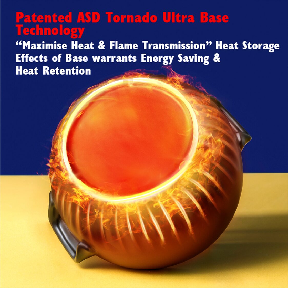 ASD Tornado Claypot Casserole 2L - 2 Lids (RXC20M1Q)