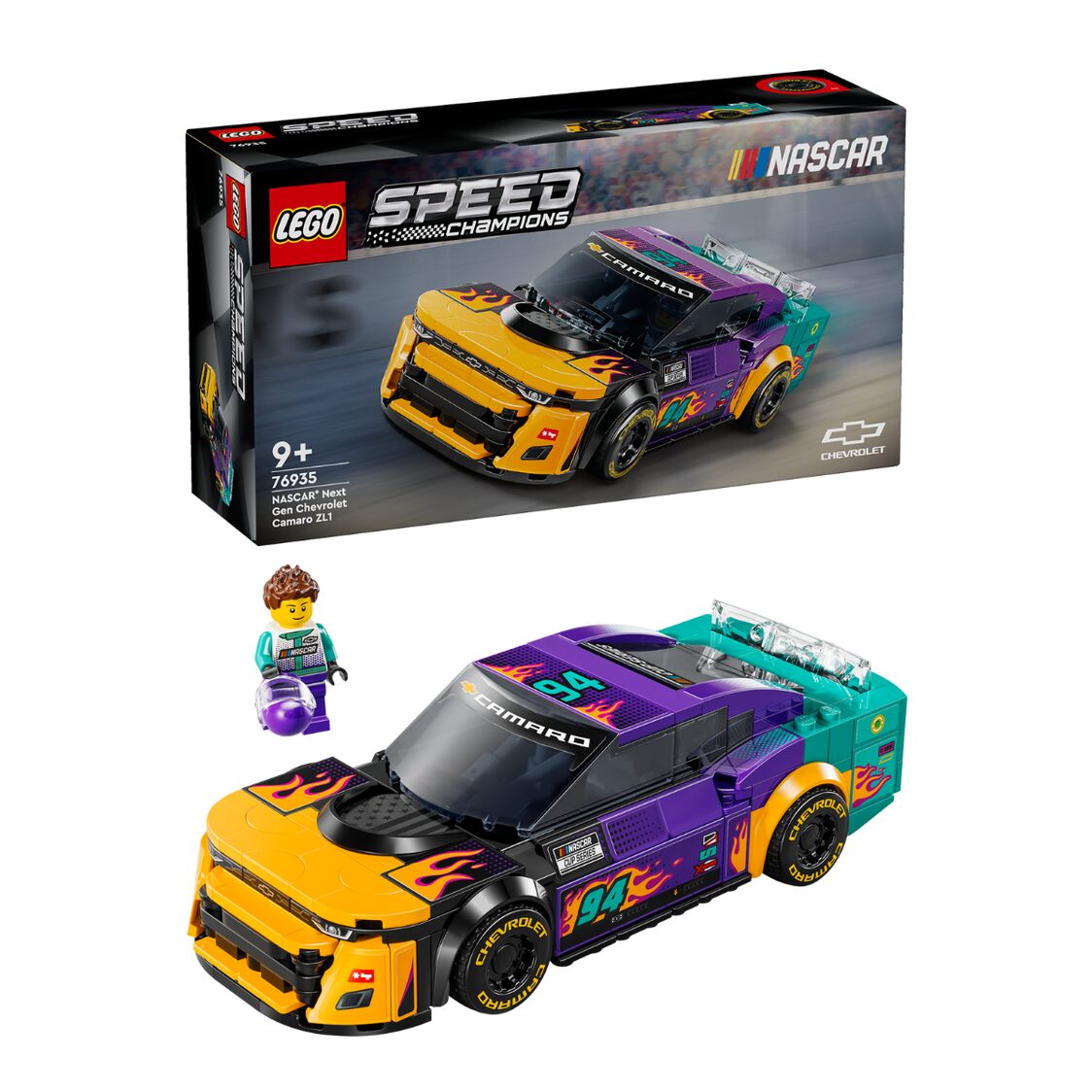 Lego NASCAR® Next Gen Chevrolet Camaro ZL1 76935