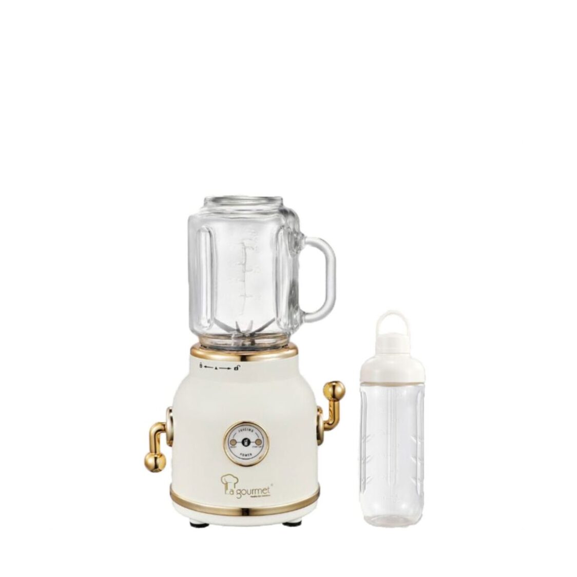 La Gourmet Retro Blender Set- Vanilla Cream LGELRB400932