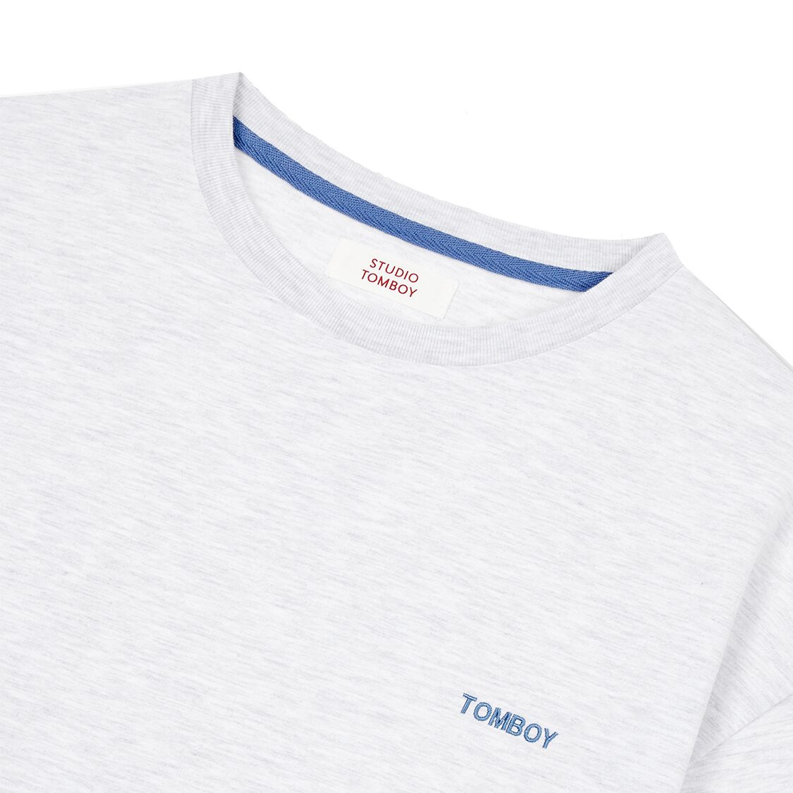 Studio Tomboy Logo Embroidered Hidden Pocket T-Shirt