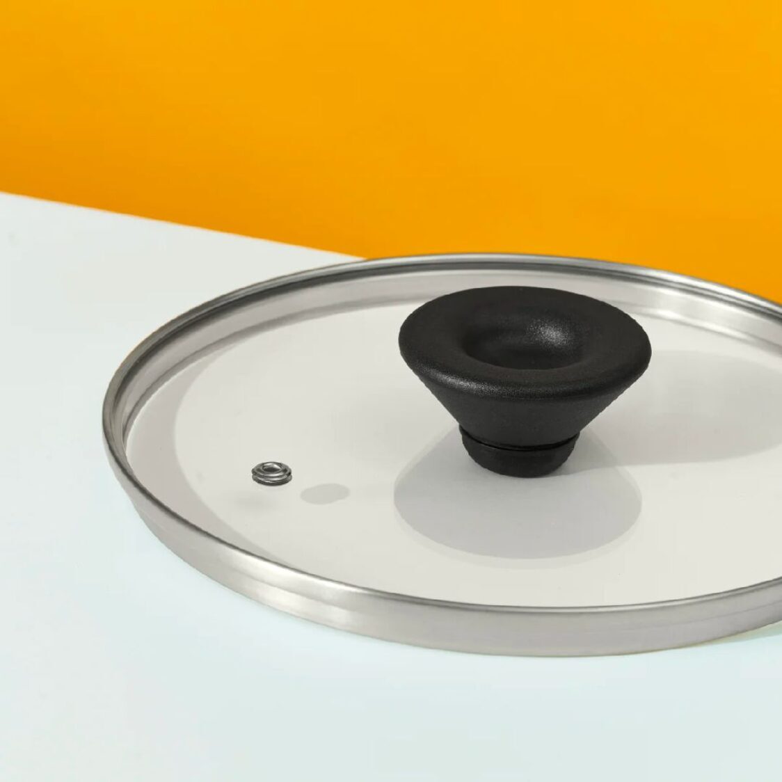 Meyer Bauhaus Nonstick Warm Grey Covered Saucepan