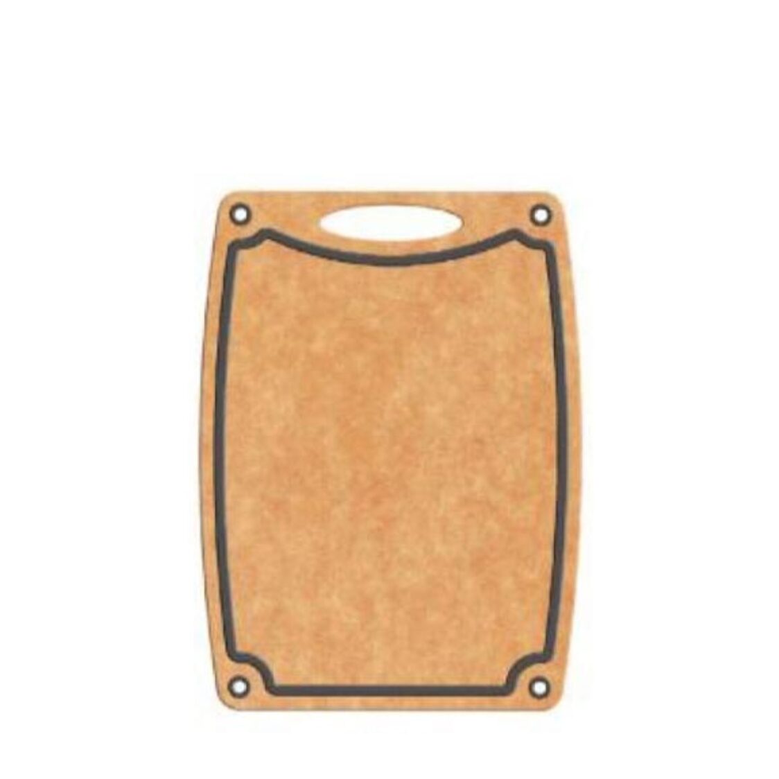 Safico Pro Wood Fibre Cutting Board With Silicone Pad 44cm (1917SF-QAS09)