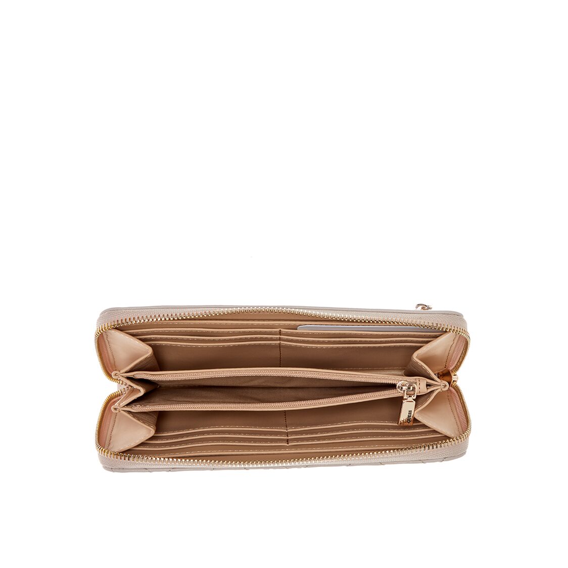 NEDA SLG LARGE ZIP AROUND,OFF WHITE LOGO