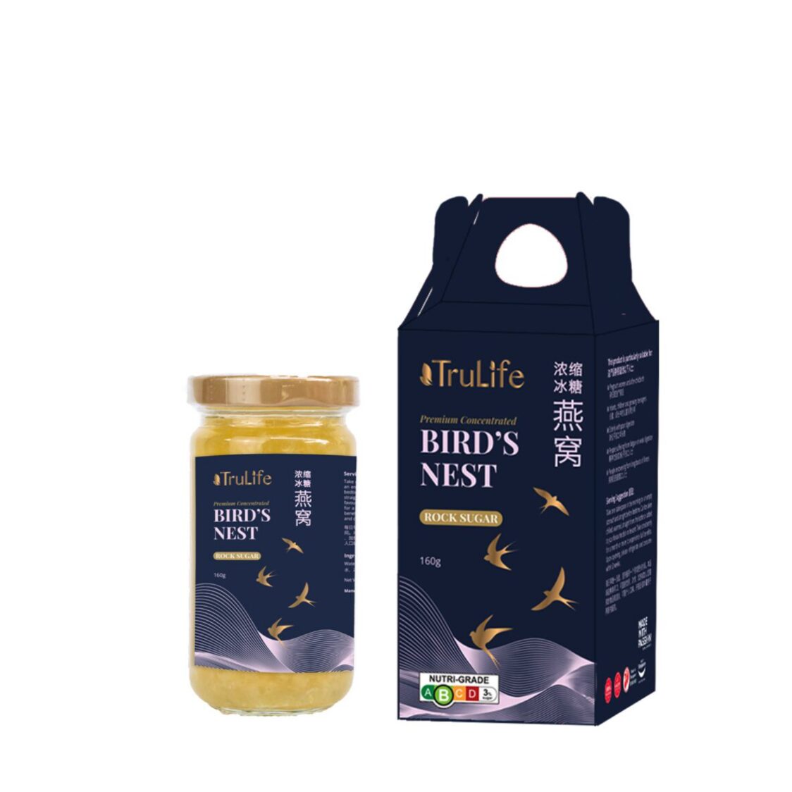 TruLife Premium Concentrated Bird's Nest With Rock Sugar (160g)
