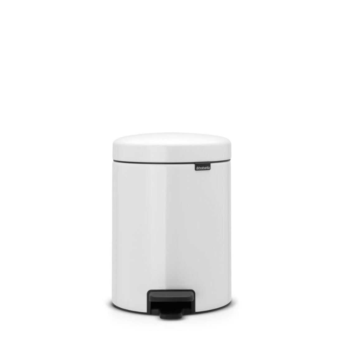 Brabanita Pedal Bin Newicon 5L Soft Closing - White BBT11206