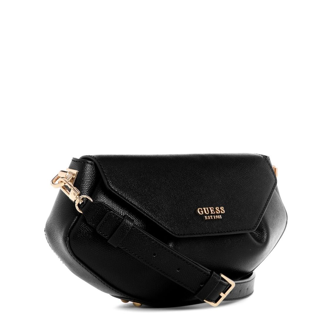 Guess Amorette Flap Crossbody - Black