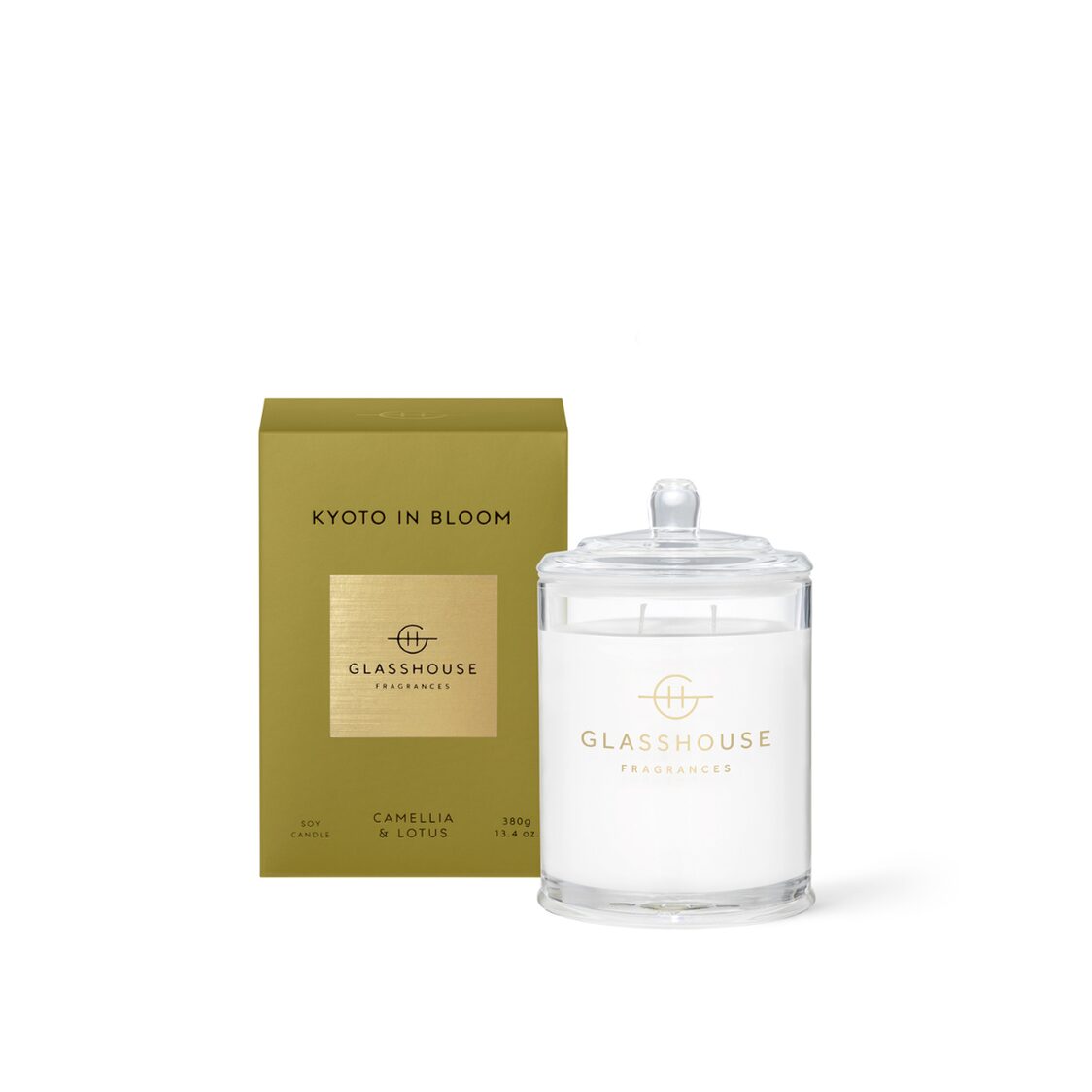 Glasshouse Soy Candle 380g | Kyoto in Bloom