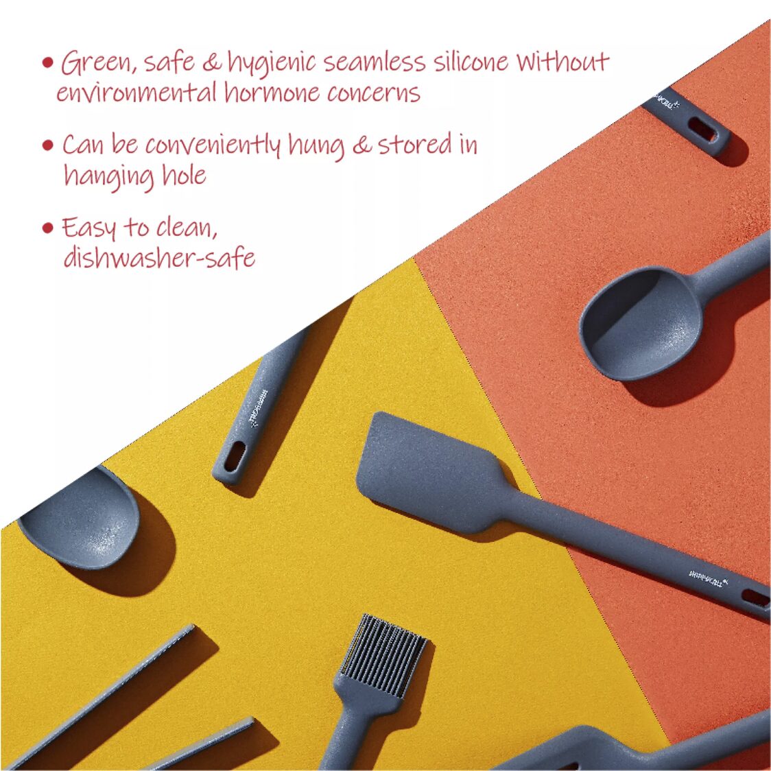 Happycall Viva Silicone 4-PC Cooking Tools Set (4900-0075)