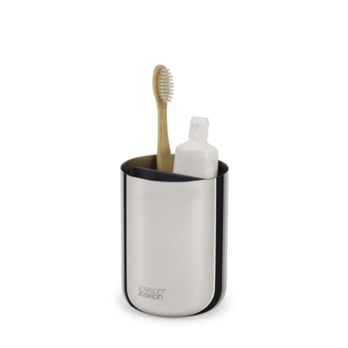 Joseph Joseph EasyStore Luxe Toothbrush Caddy (Steel) - 70580