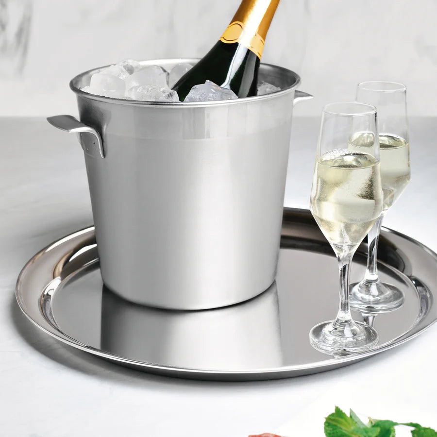Tramontina Service Round Stainless Steel Tray, 30 Cm