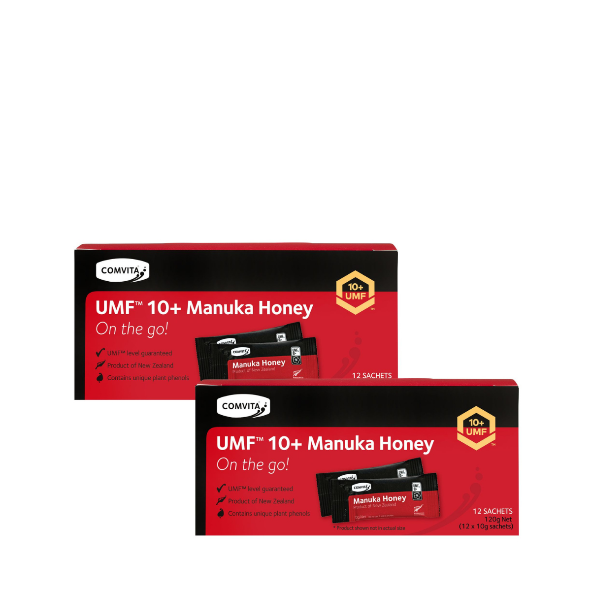 Comvita UMF™ 10+ Manuka Honey 12 Sachets (2 Boxes)